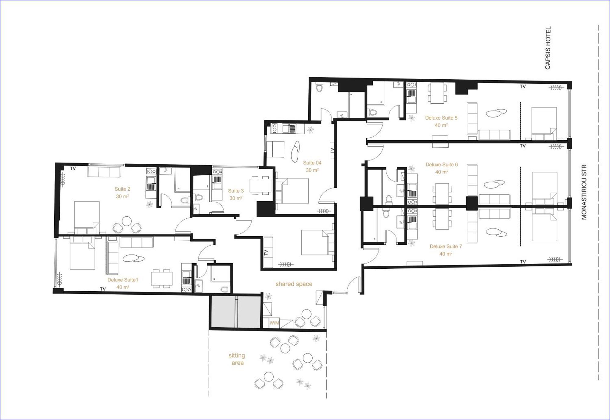 Boho Central Suites Thessaloniki Buitenkant foto